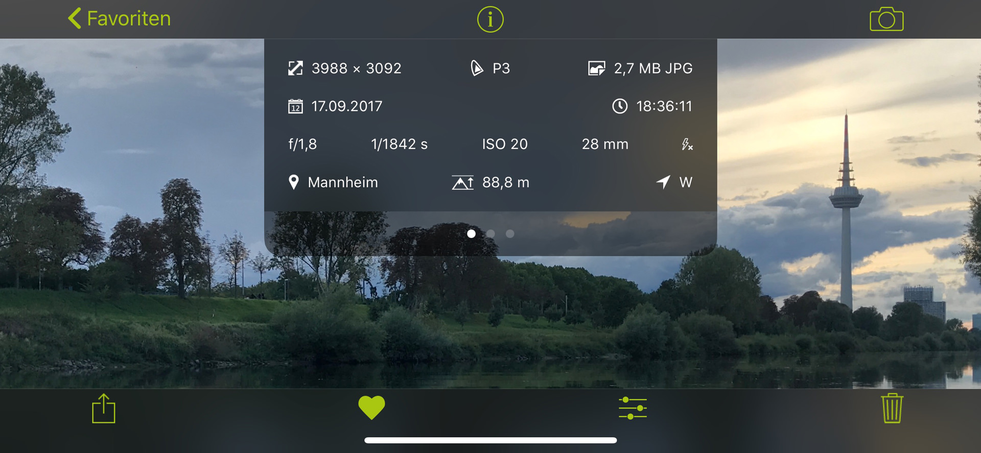 Exif Viewer ProCamera v11-2