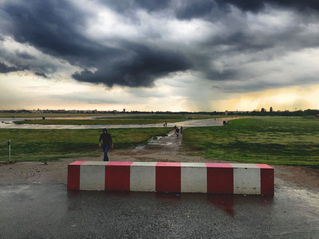 The storm clouds rolling in.