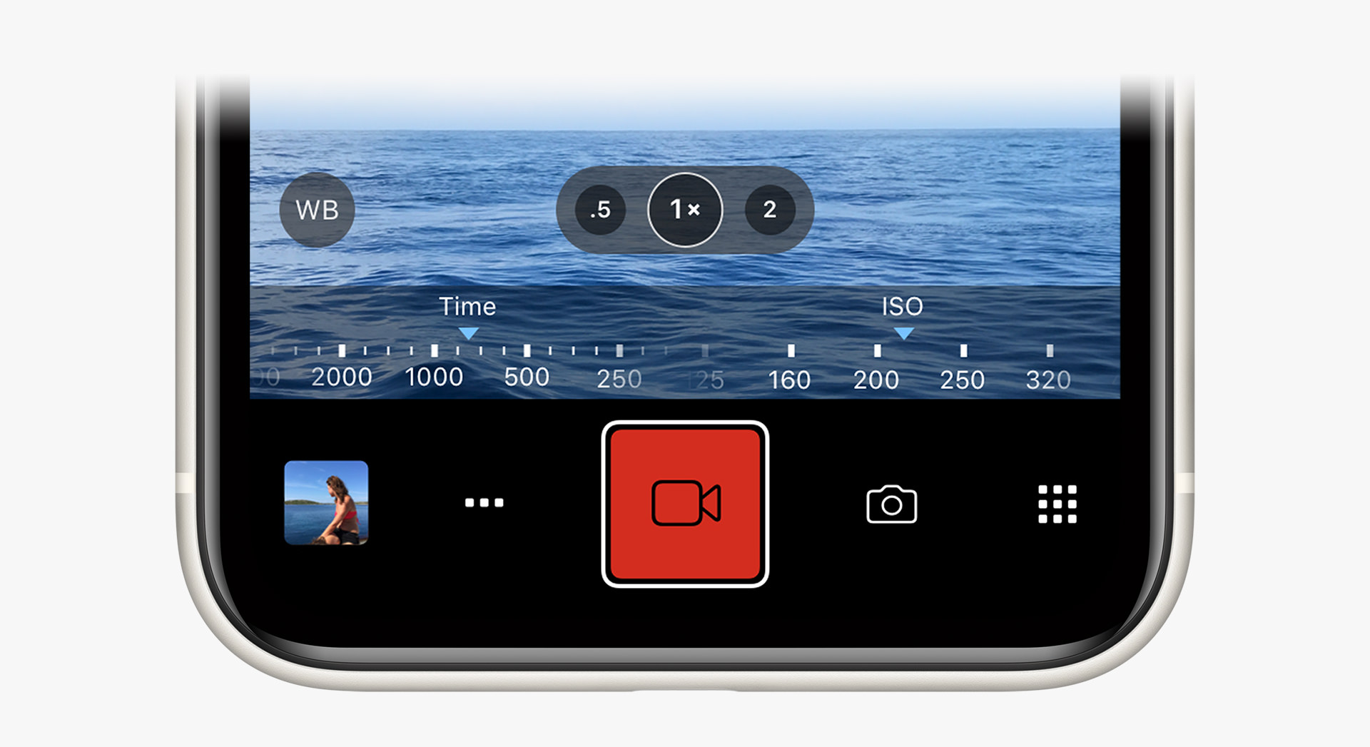 Manual Exposure Controls in ProCamera's Video Mode