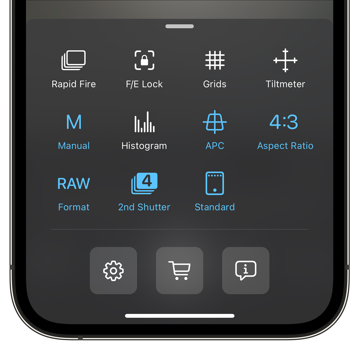 ProCamera v15.2 New Control Panel ENG ProCamera v15.2 New Control Panel Sheet